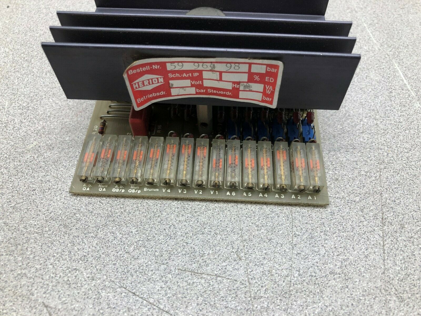 USED ROLF KURZ CIRCUIT BOARD 59 964 98 / 0771629