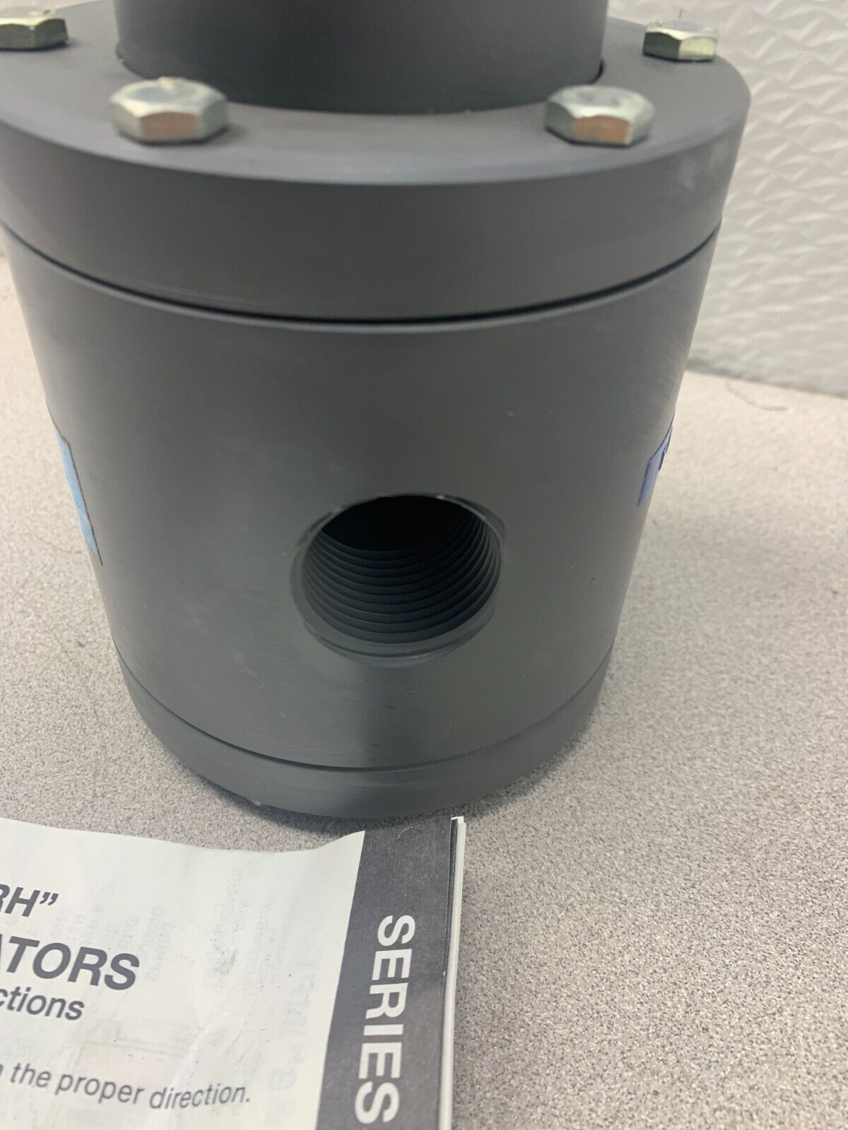 NEW NO BOX PLAST-O-MATIC 1" PRESSURE REGULATOR PR100B-PV