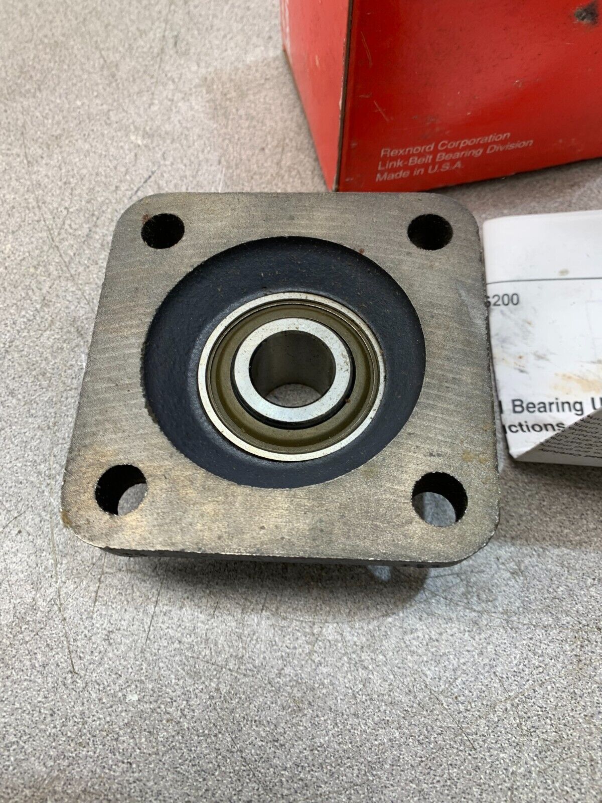 NEW IN BOX LINK-BELT 4-BOLT FLANGE BEARING 3/4" BORE F3S212EC
