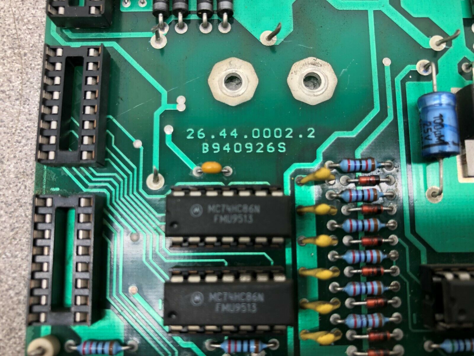 USED SIEB & MEYER SERVO SMPLIFIER CIRCUIT BOARD 26.44.0002.2