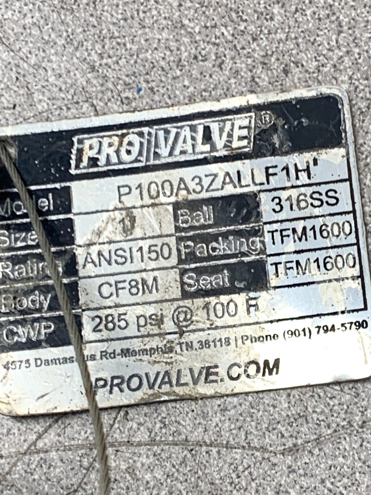 NEW PRO VALVE 1" STAINLESS FLANGED BALL VALVE P100A3ZALLF1H