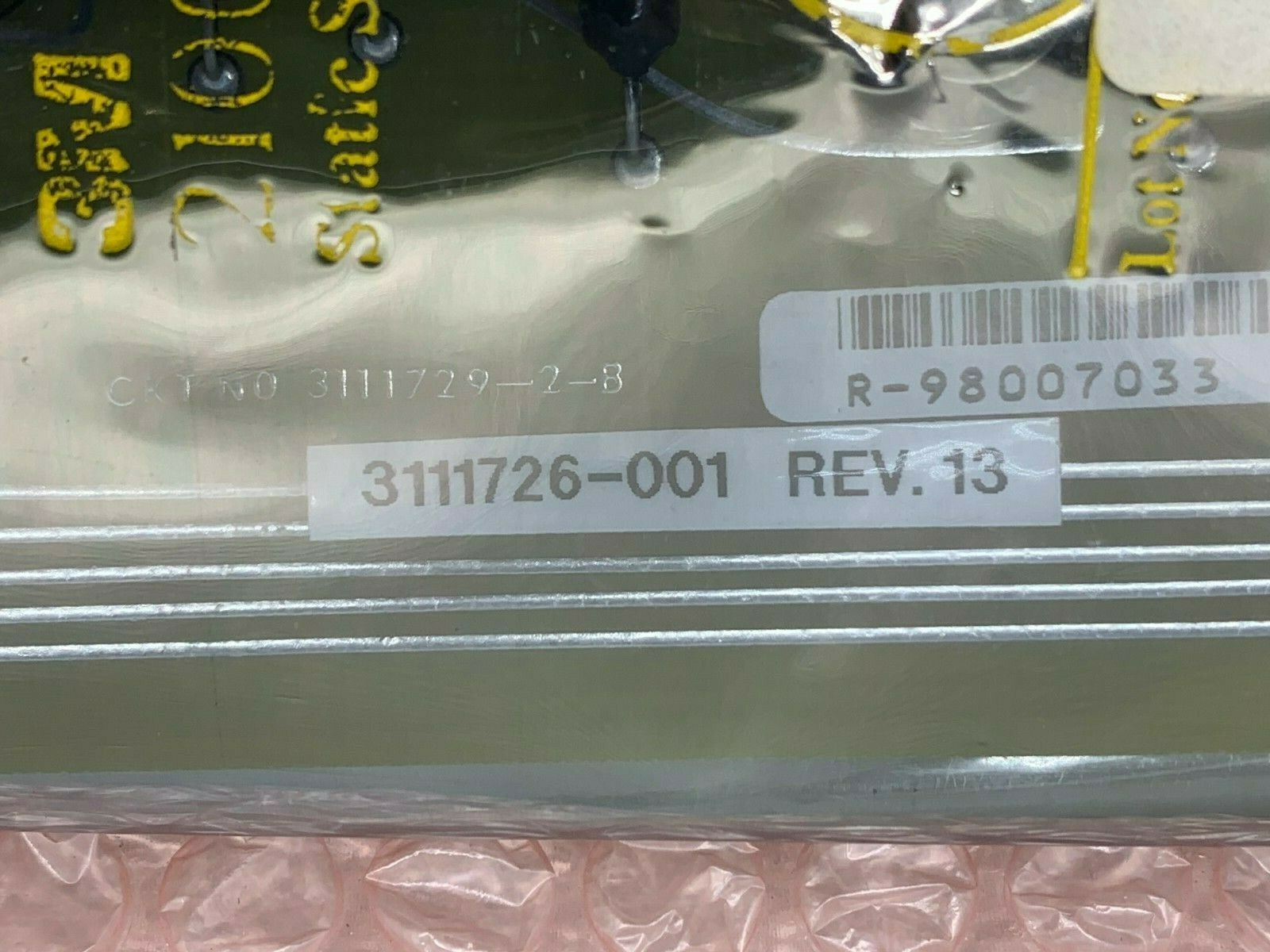 NEW NO BOX WESTINGHOUSE CIRCUIT BOARD 3111726-001