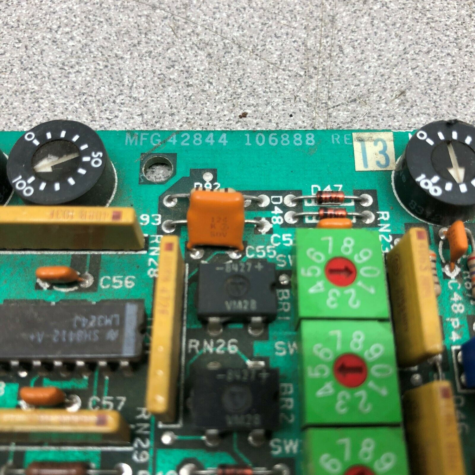 USED ALLEN BRADLEY CONTROL CARD 106888