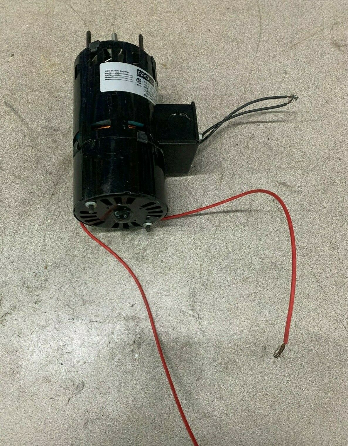 NEW NO BOX FASCO 7131-0208 MOTOR 1/16HP 3000RPM 115V. TYPE U31EB2