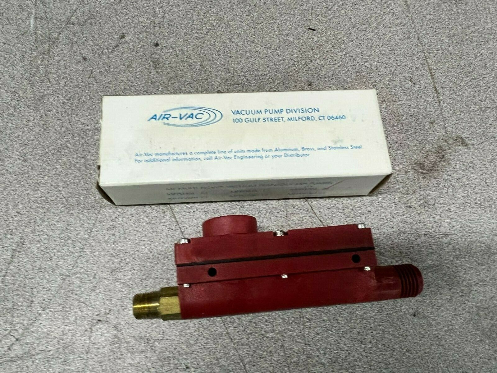 NEW IN BOX AIR-VAC VACUMM TRANSDUCER PUMP MFP076L