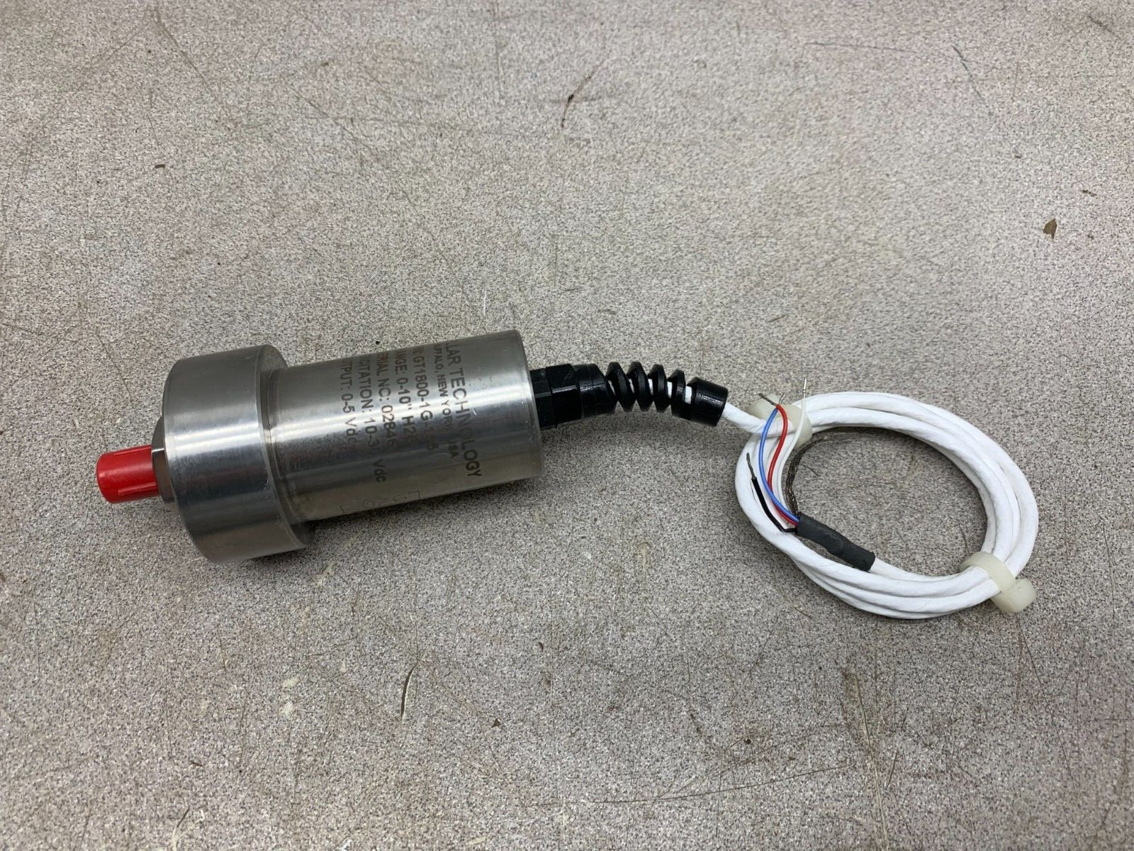 NEW NO BOX STELLAR TECHNOLOGY PRESSURE SENSOR GT1800-1G-155