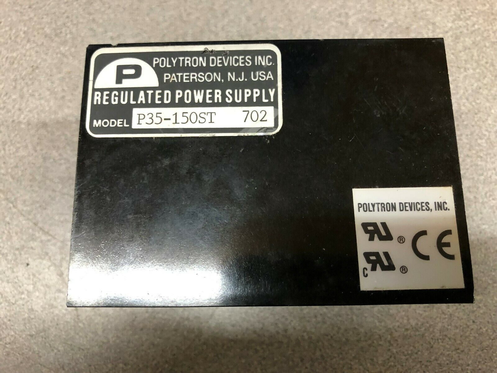 NEW NO BOX POLYTRON DEVICES REGULATED POWER SUPPLY P35-150ST