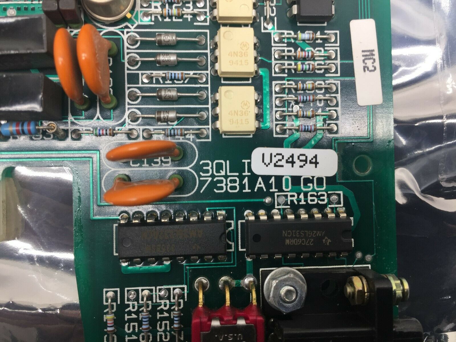 USED REMANUFACTURED WESTINGHOUSE CONTROL BOARD 7381A10G03
