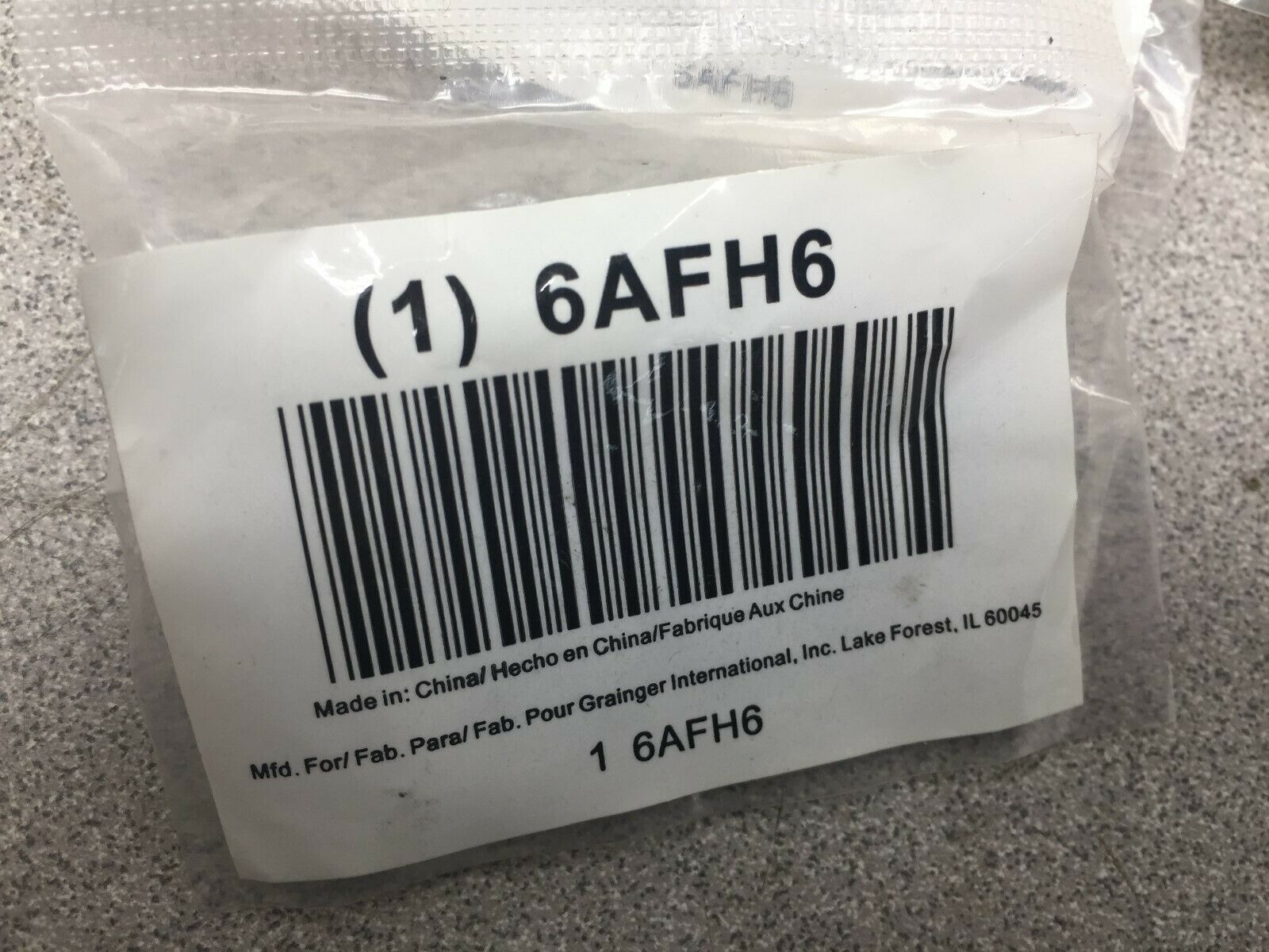 NEW IN BAG (LOT OF 10) GRAINGER 3/8" BARB 1/4"NPT BRASS FITTING 6AFH6