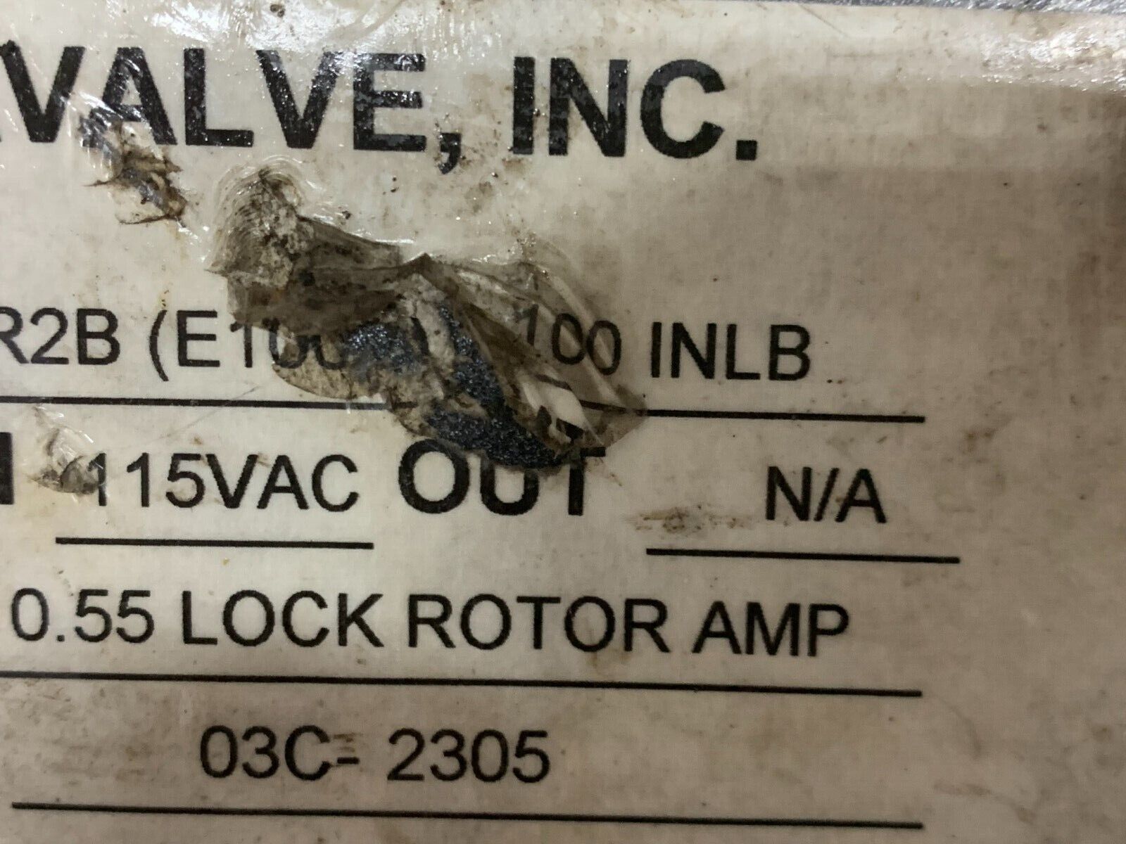 NEW NO BOX DURAVALVE 3/4" VALVE WITH DR2B ACTUATOR