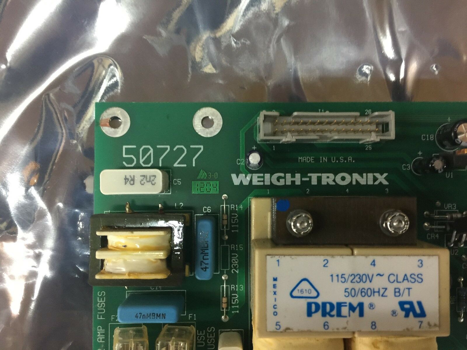 NEW NO BOX WEIGH TRONIX CIRCUIT BOARD 50727-0015