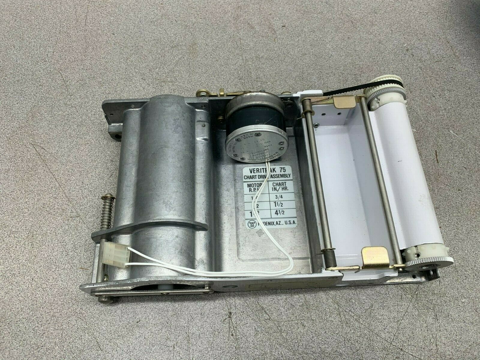 USED EMERSON CHART DRIVE ASSEMBLY 1500D85G01