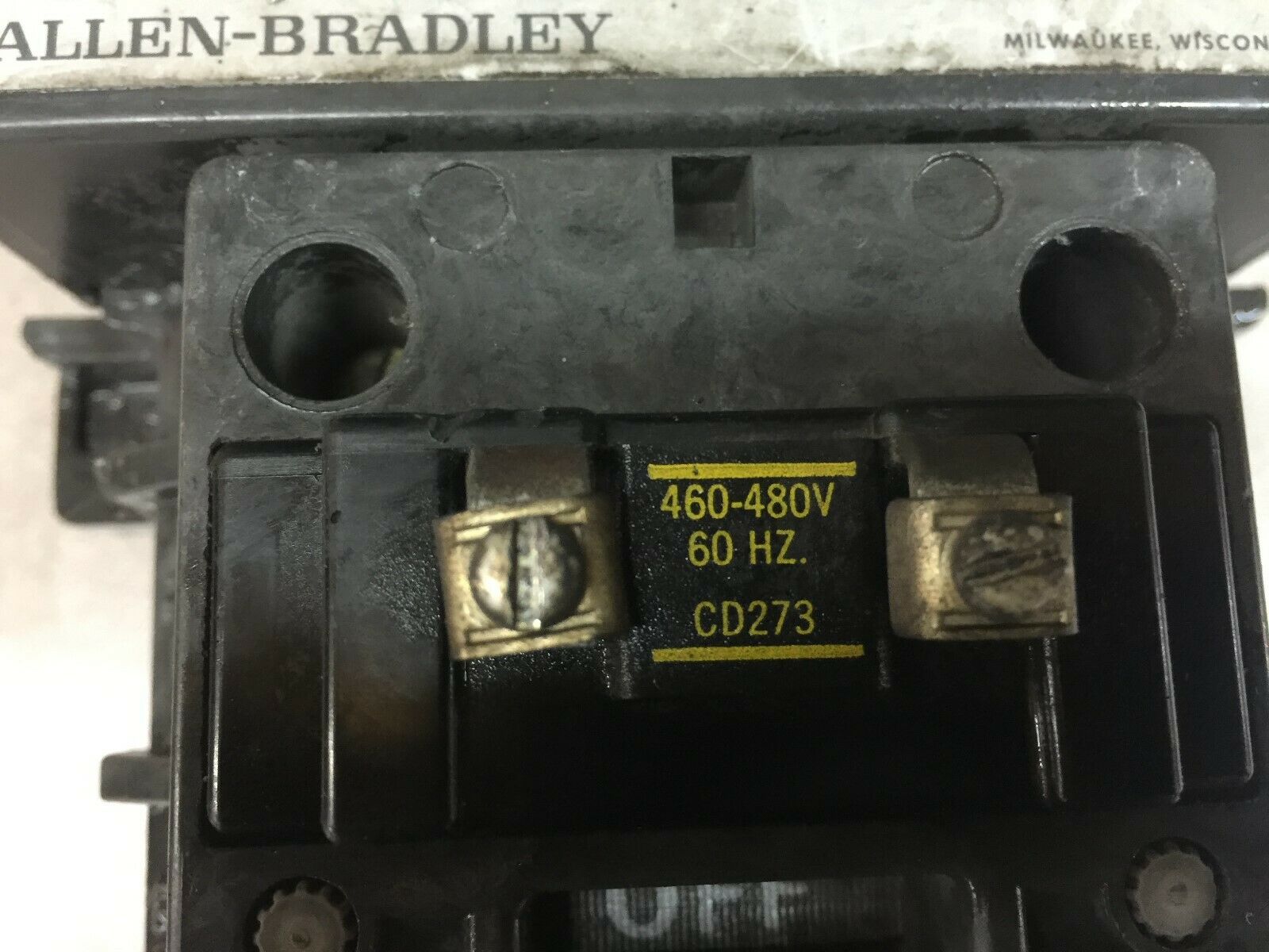 USED ALLEN BRADLEY SIZE 3 480 VAC 2 POLE 90 AMP 600 VAC CONTACTOR 500-DOB920