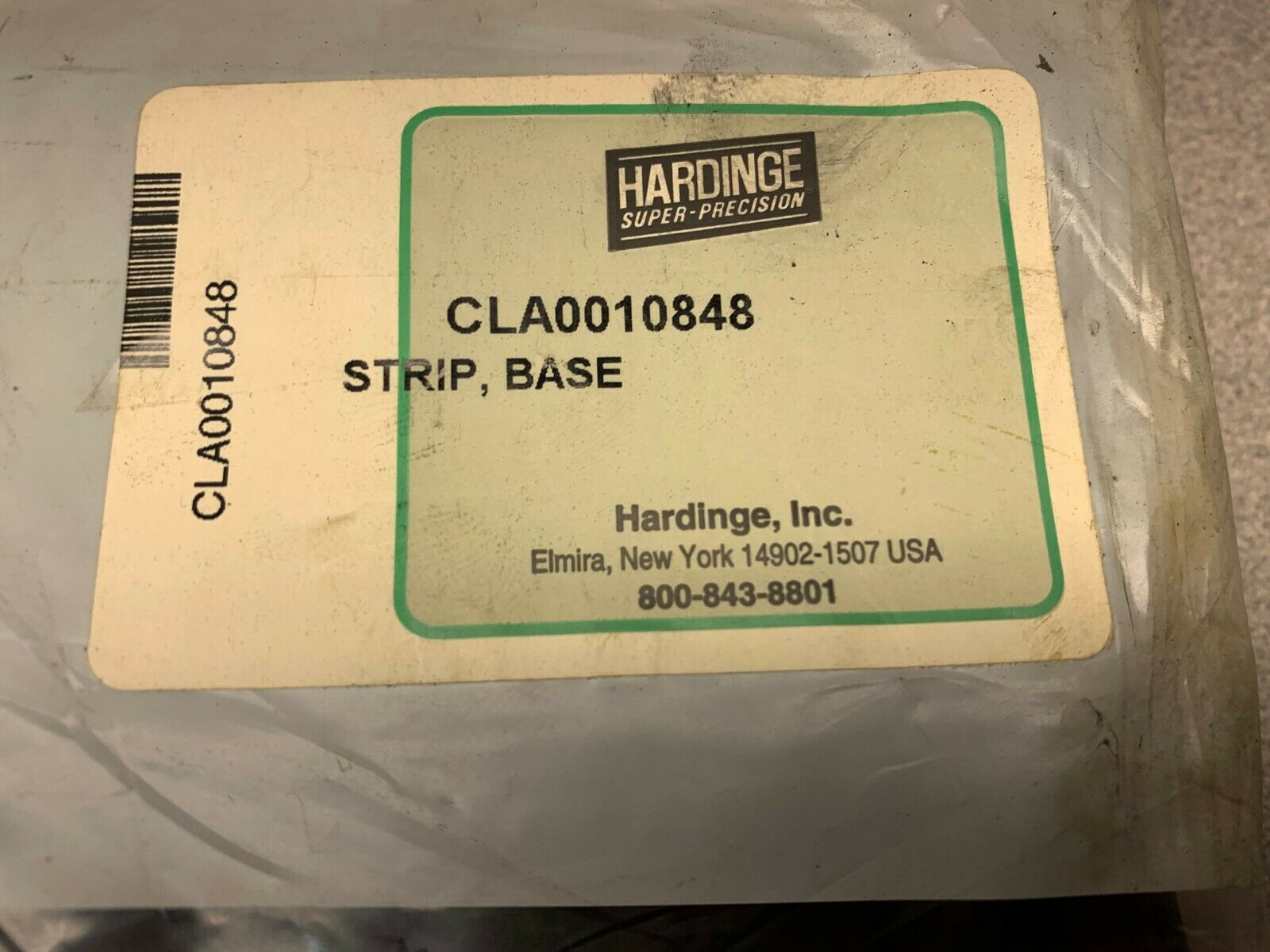 NEW IN PACKAGE HARDINGE STRIP BASE CLA0010848