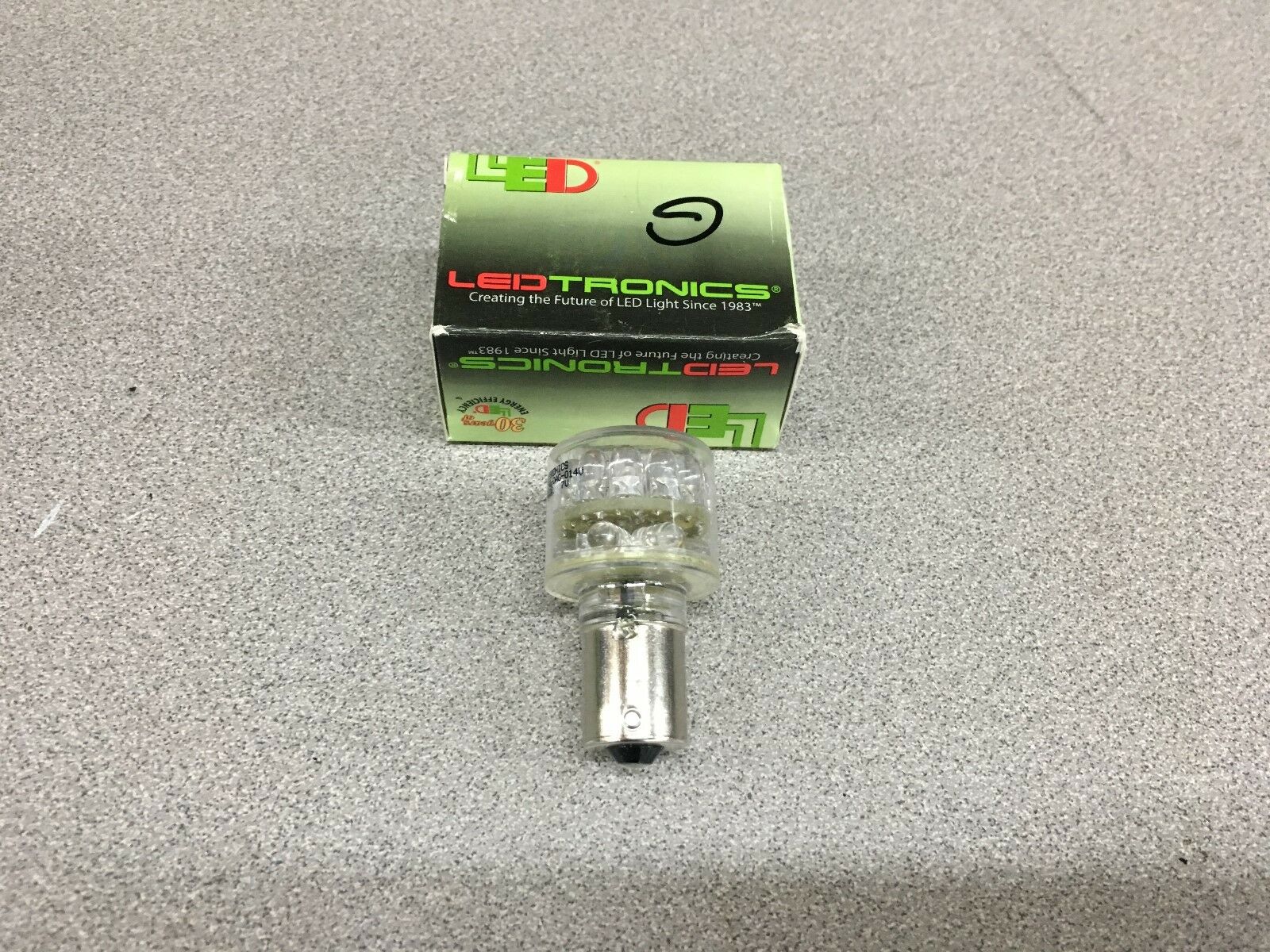 NEW IN BOX LEDTRONICS GREEN 14VDC LED LIGHT BULB AUT1156-0AG-014V