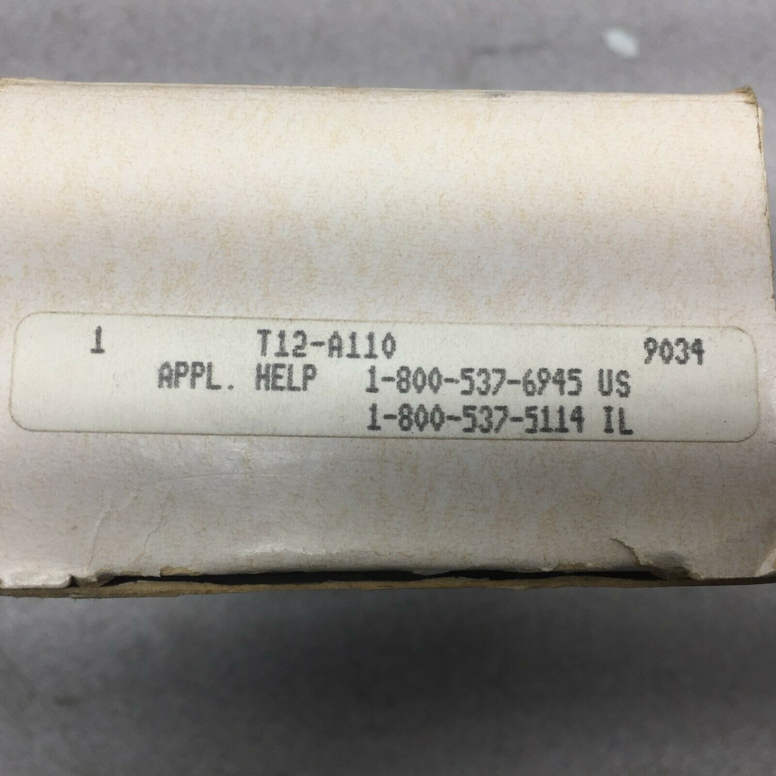 NEW IN BOX HONEYWELL INDUCTIVE PROXIMITY SENSOR T12-A110