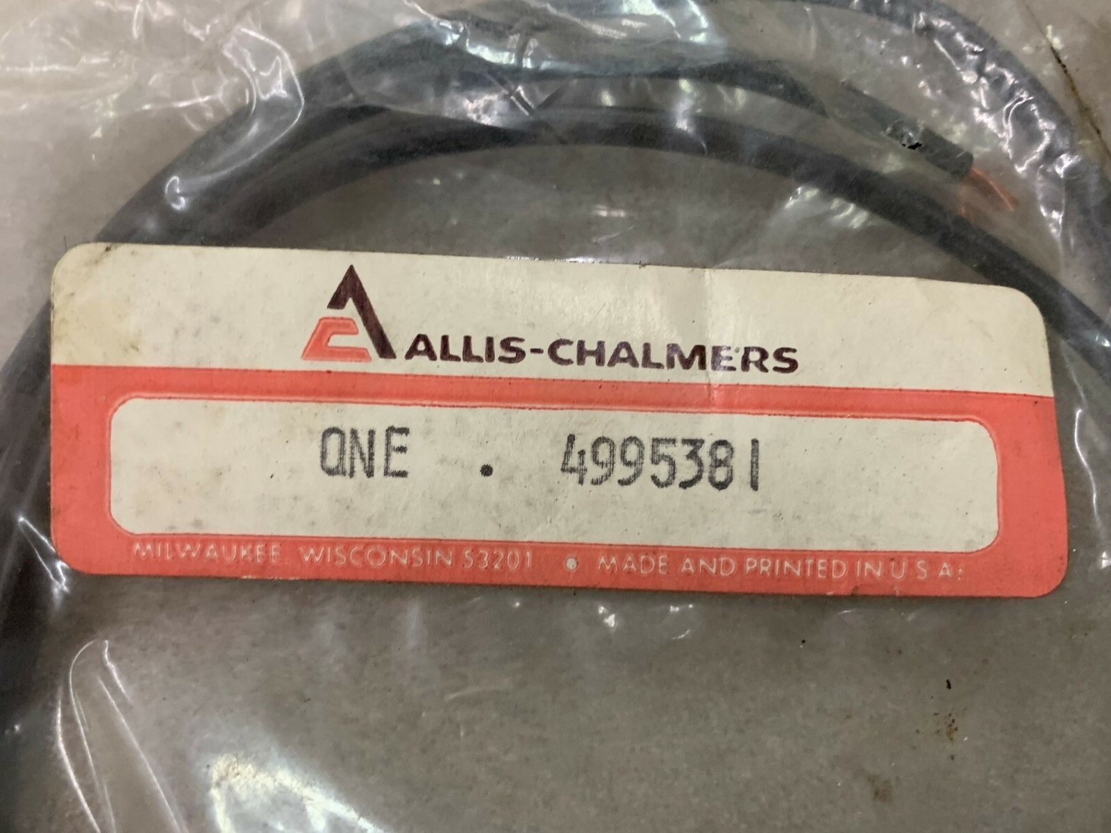 NEW NO BOX ALLIS-CHALMERS PART 4995381