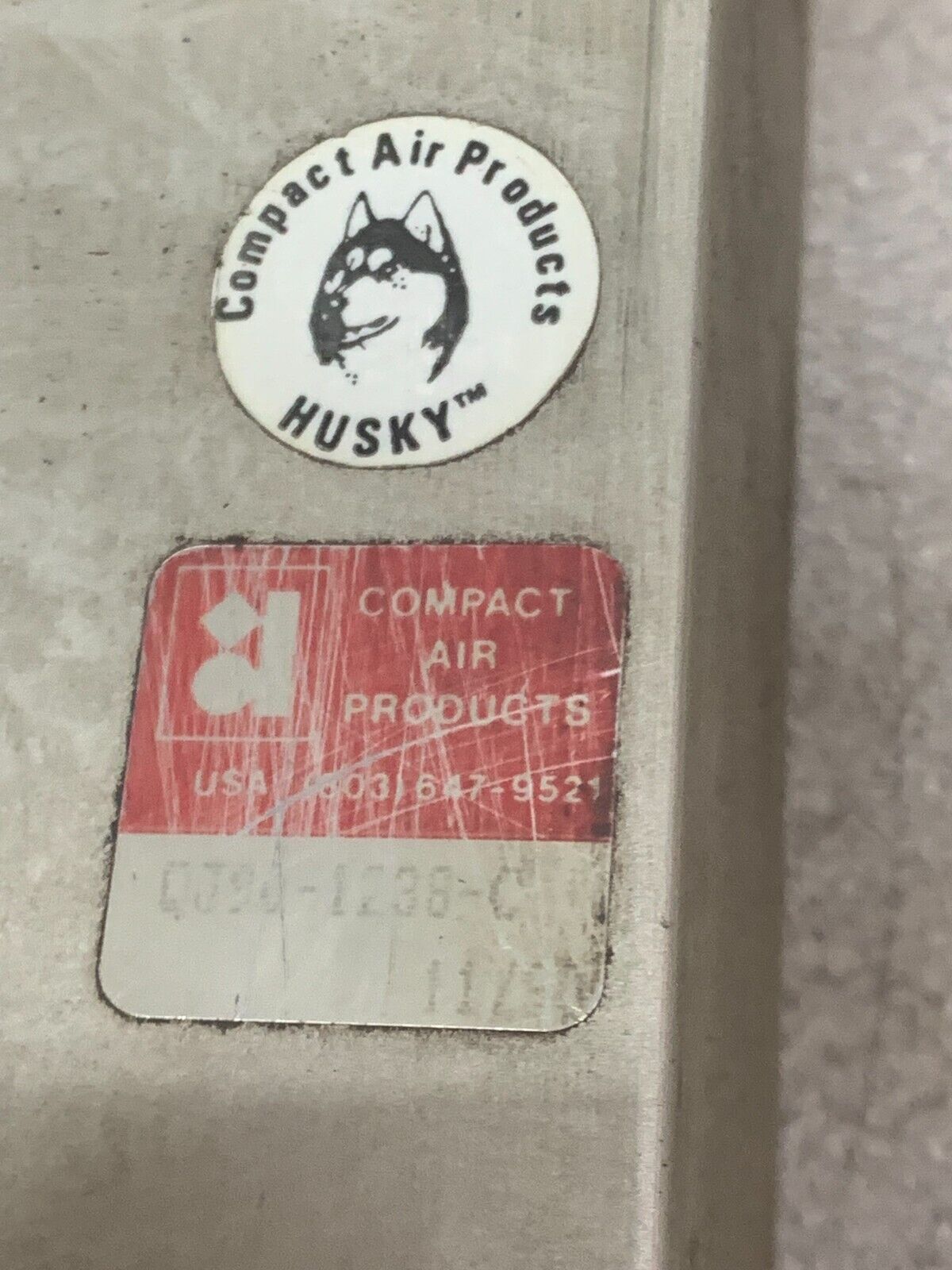 NEW NO BOX HUSKY COMPACT AIR CYLINDER QJ90-1238-C