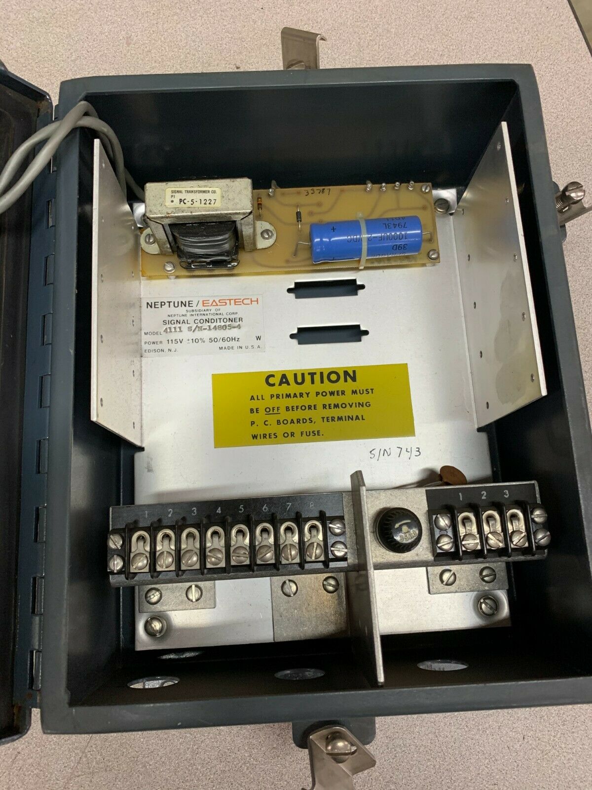 NEW NO BOX NEPTUNE EASTECH SIGNAL CONDITIONER 4111