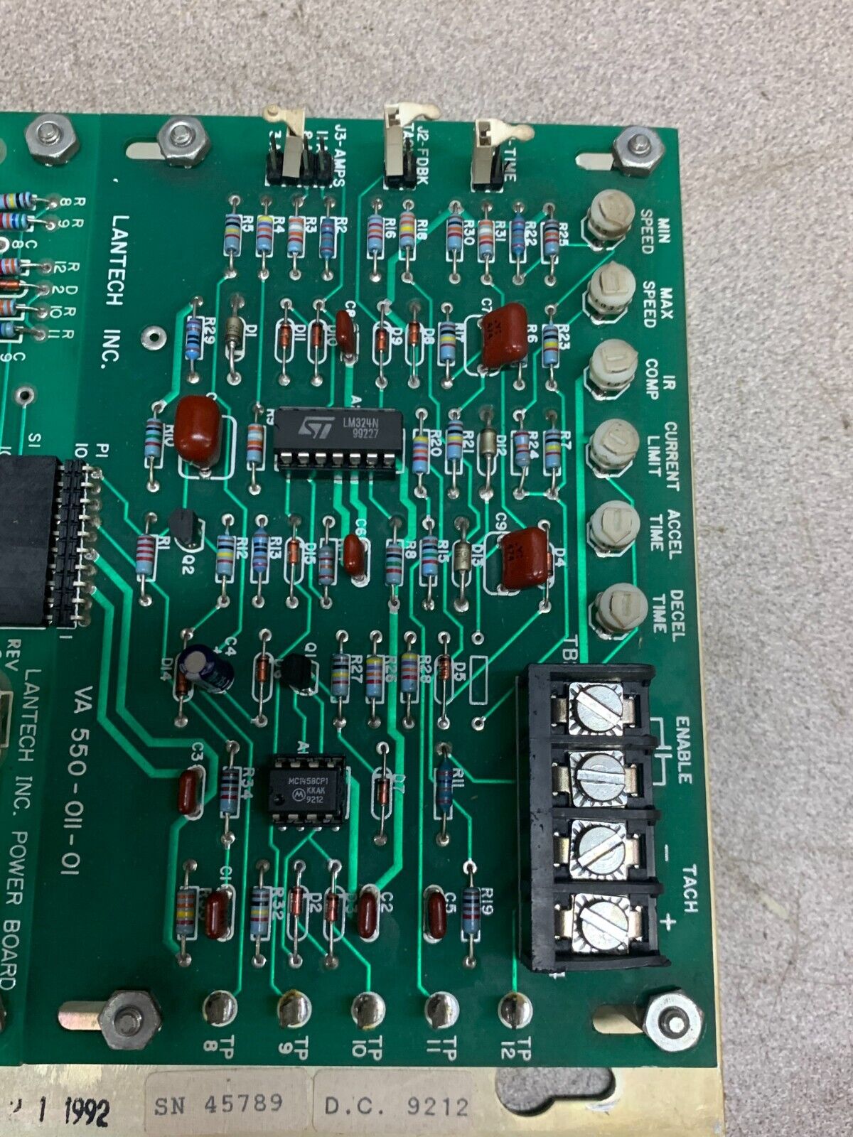 USED LANTECH POWER BOARD VA 550-011-01