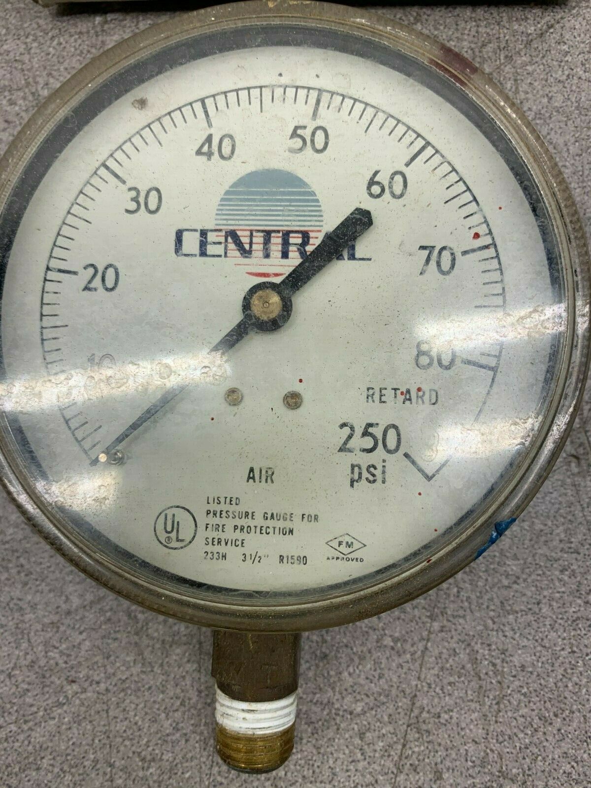LOT OF 2 USED ASHCROFT PRESSURE GAUGE 35W1005PH 02L XUL