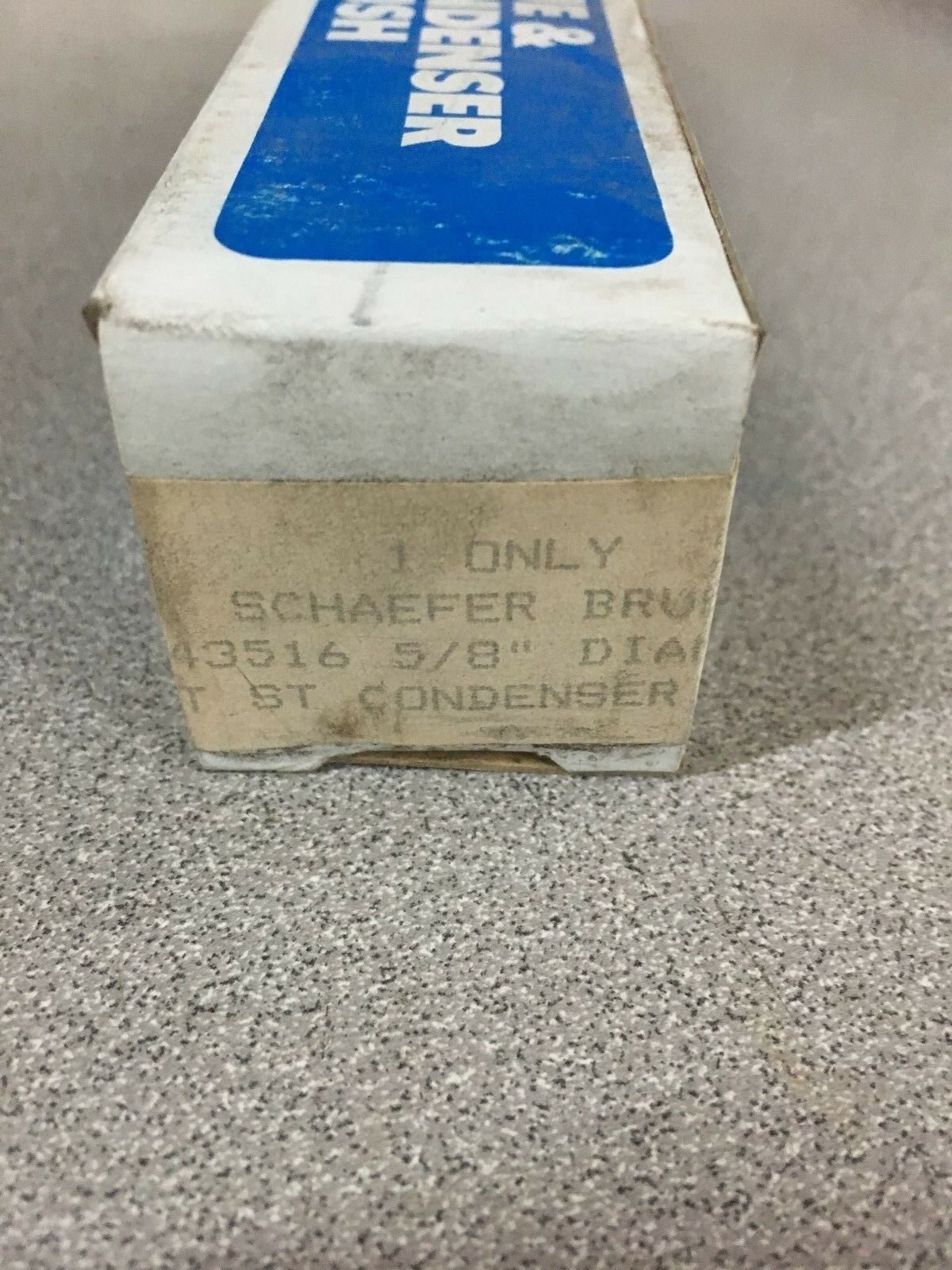 NEW IN BOX SCHAEFER BRASS WIRE BRUSH 5/8" DIAMETER 43516