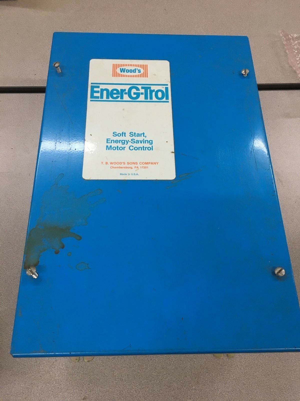 NEW NO BOX TB WOODS ENER-G-TROL POWER MOTOR CONTROLLER EGT-40 SOFT START