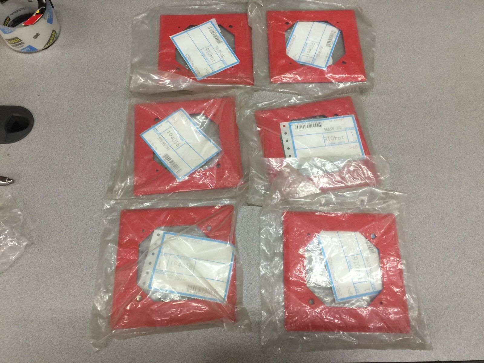 NEW IN ORIGINAL PACK (LOT OF 6) CERBERUS PYROTRONICS SFP-1 COVER 500-687796