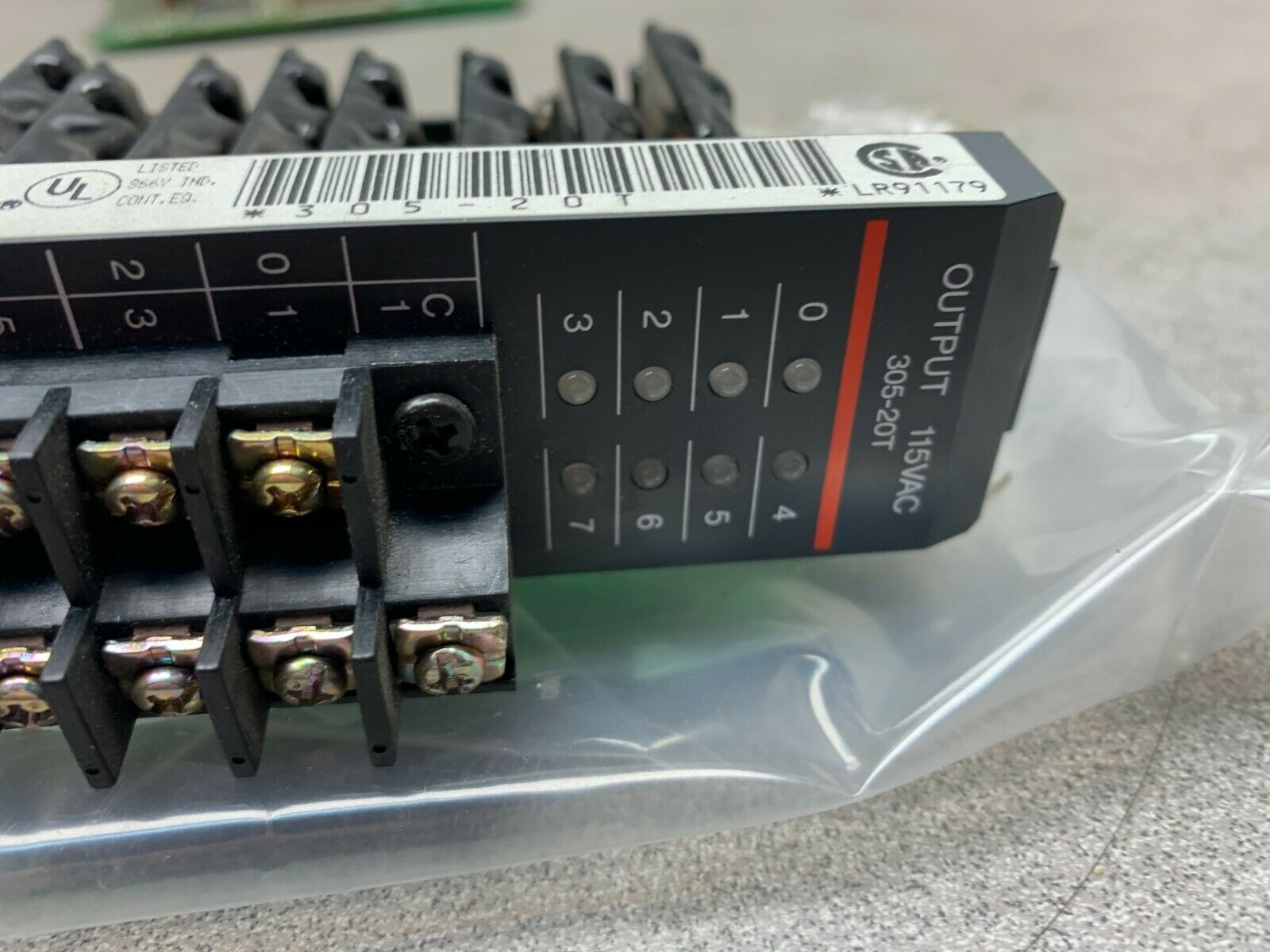 USED SIEMENS OUTPUT MODULE T1305-20T