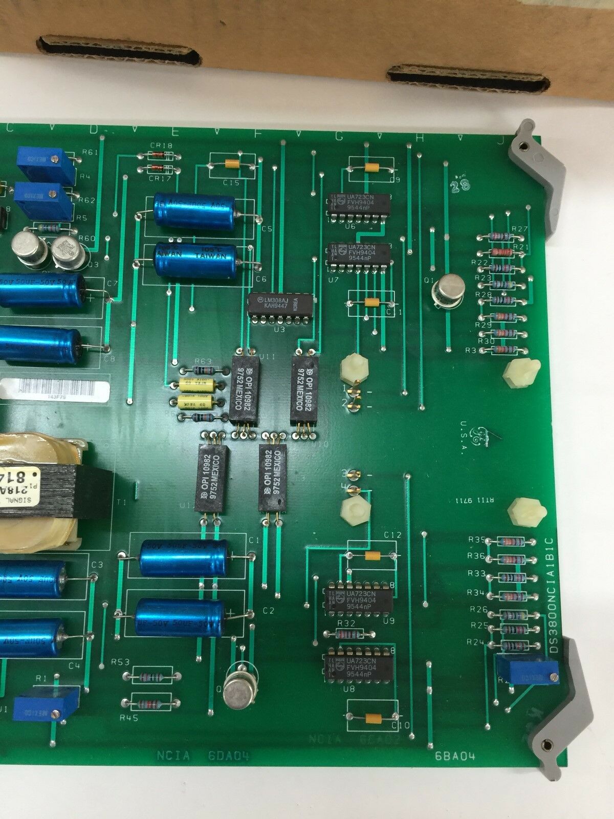 NEW IN BOX GENERAL ELECTRIC CURRENT ISOLATOR CARD DS3800NCIA REVISION 1B1C