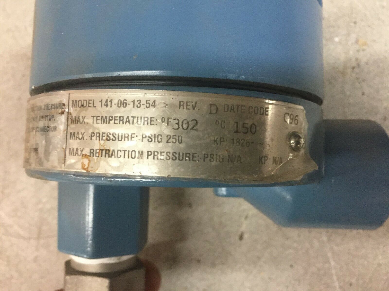 NEW NO BOX ROSEMOUNT 3/4 NPT 302 DEG F 250 PSIG ANALYTICAL CONDUCTIVITY SENSOR 1