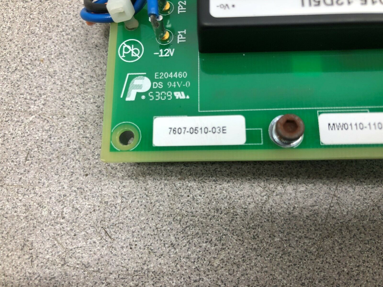 NEW NO BOX QUADTECH POWER SUPPLY CIRCUIT BOARD 7607-0510-03E