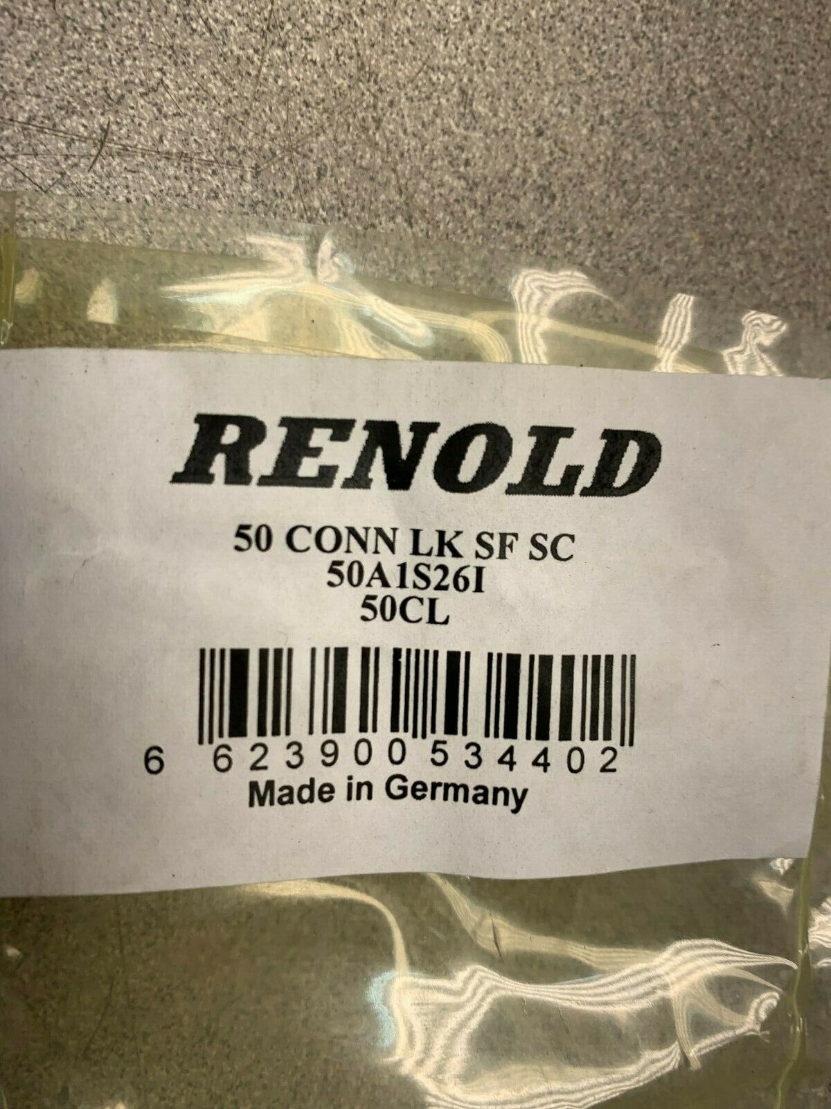 LOT OF 4 NEW IN BAG RENOLD ROLLER CHAIN CONNECTING LINK 50A1S26I