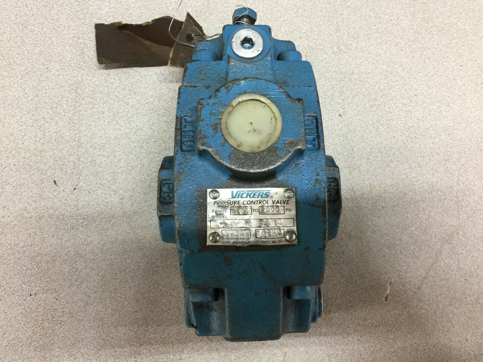 NEW NO BOX VICKERS 475-2000PSI PRESSURE CONTROL VALVE RCT 06 54 30