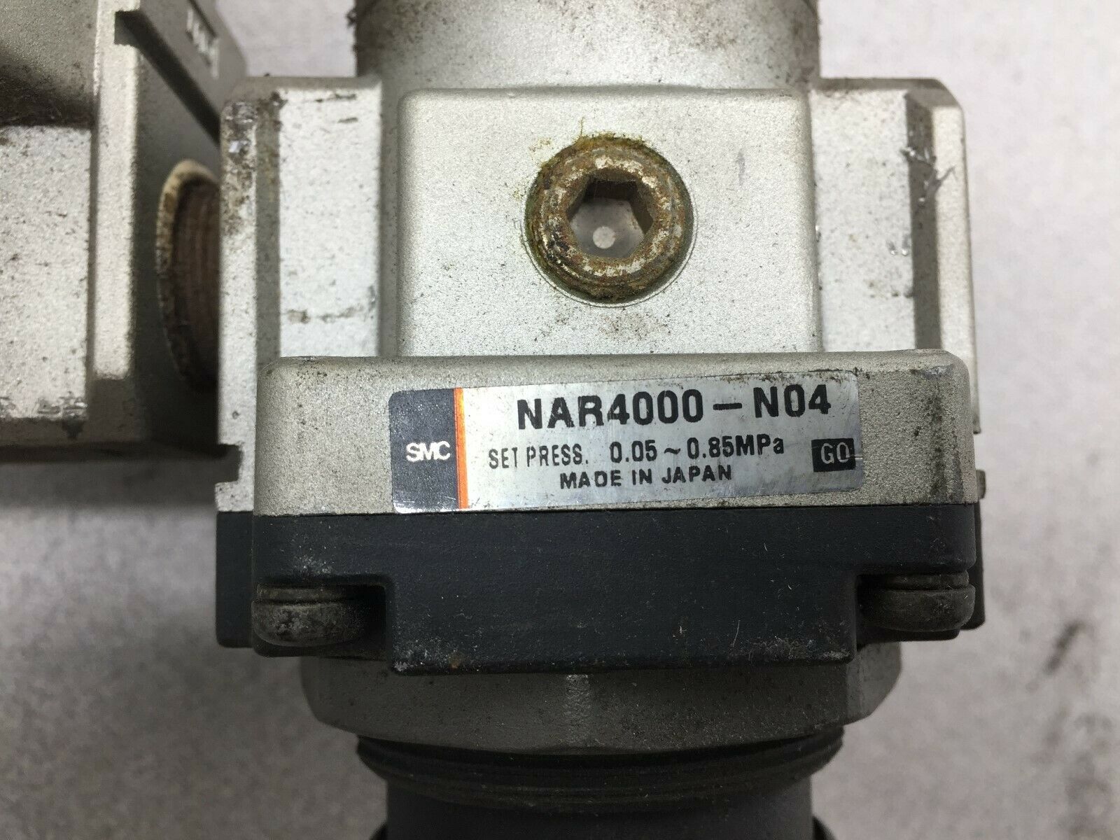 USED SMC PNEUMATIC FILTER LUBRICATOR REGULATOR ASSY NAF4000-N04D / AFM40-N04D-Z