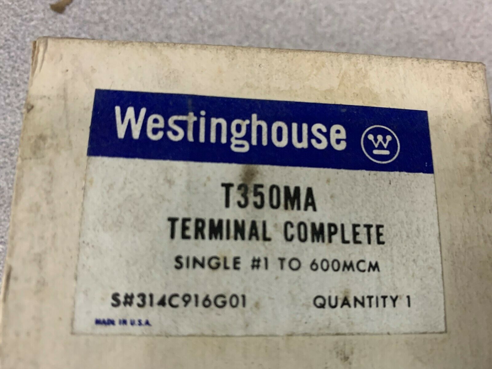 NEW IN BOX WESTINGHOUSE TERMINAL T350MA