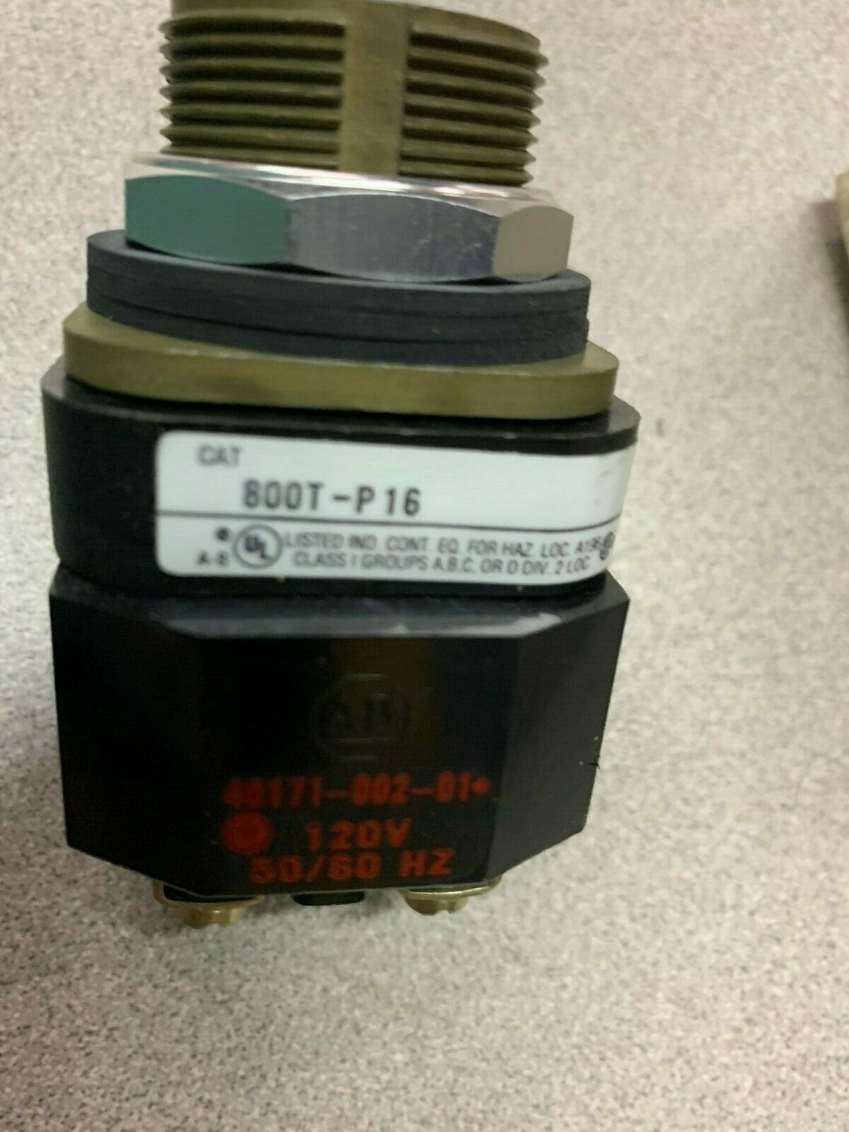 NEW IN BOX ALLEN BRADLEY PILOT LIGHT (NO LENS) 800T-P16