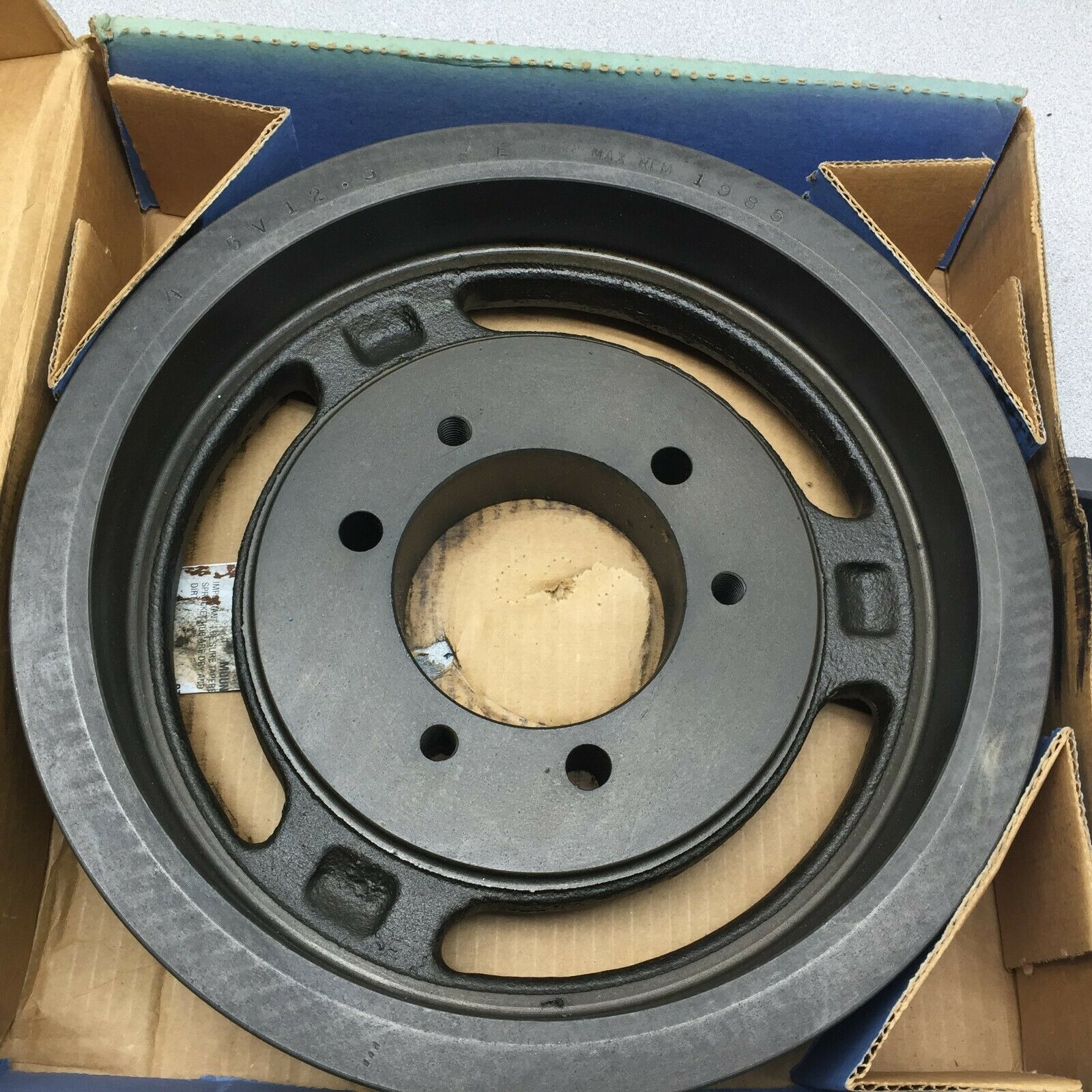 NEW IN BOX MARTIN 4V 1985 RPM MAX V-BELT PULLEY 4 5V 1250 E