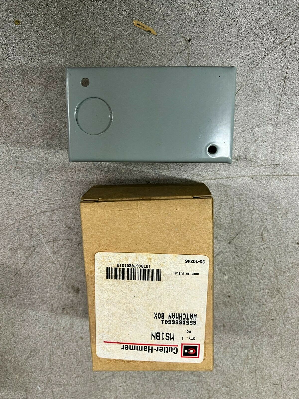 LOT OF 2 NEW IN BOX CUTLER HAMMER WATCHMAN BOX MS1BN