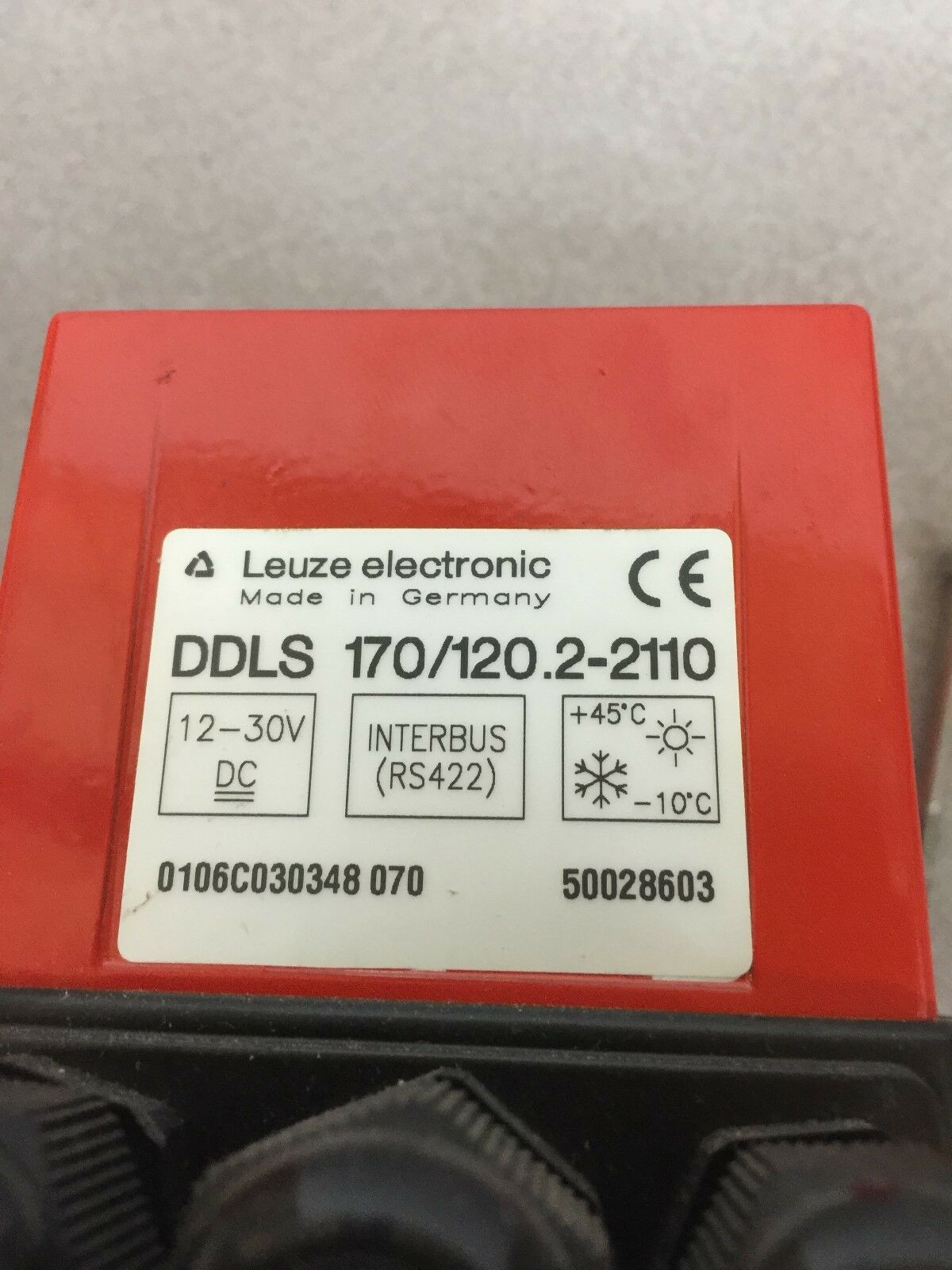 NEW LEUZE ELECTRONIC 50028603 DATA TRANSMISSION SYSTEM DDLS 170/120.2-2110