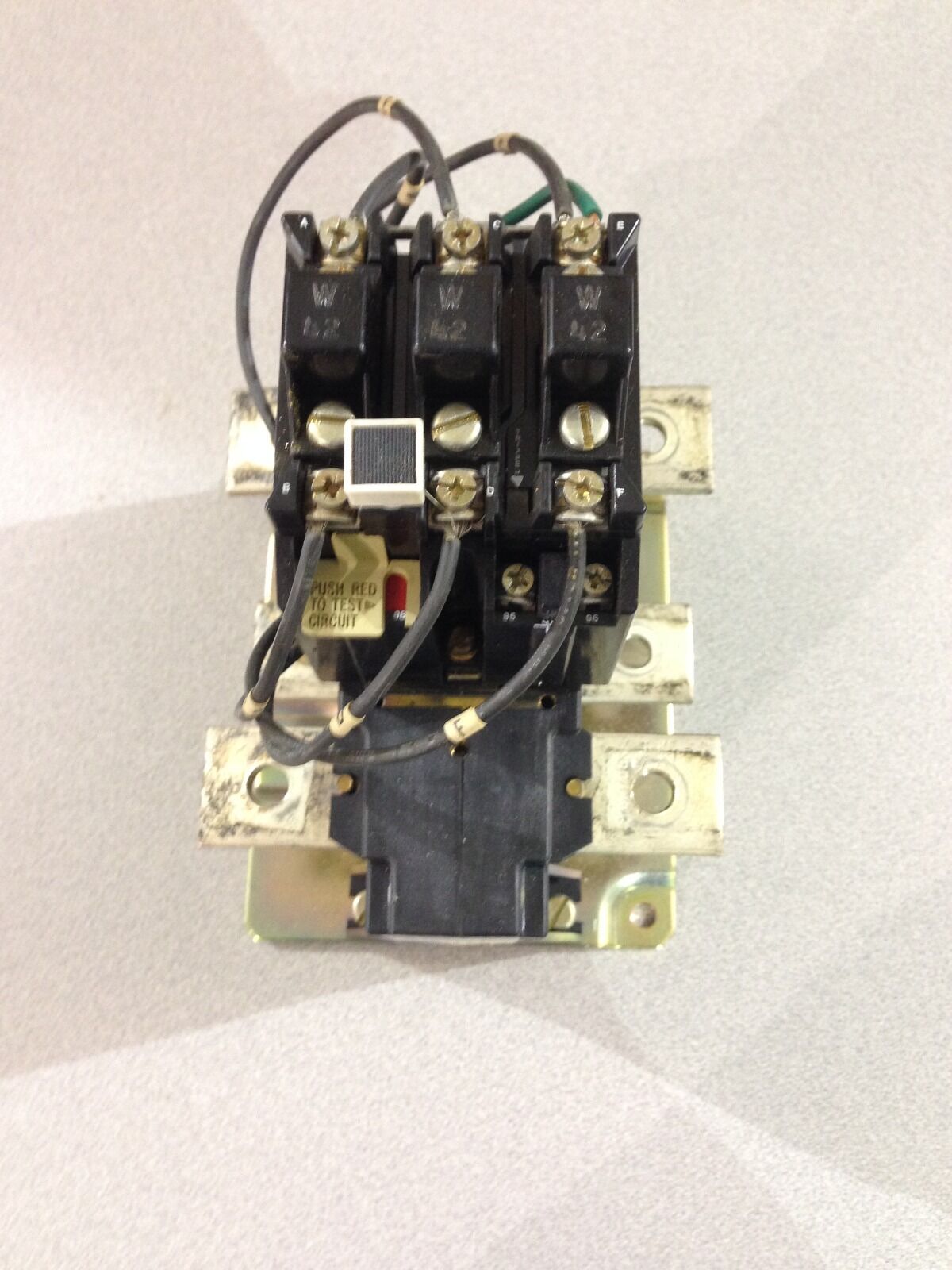 USED ALLEN-BRADLEY 592-TPD300 SERIES A WITH OVERLOAD RELAY 592-JOV16 (E10)