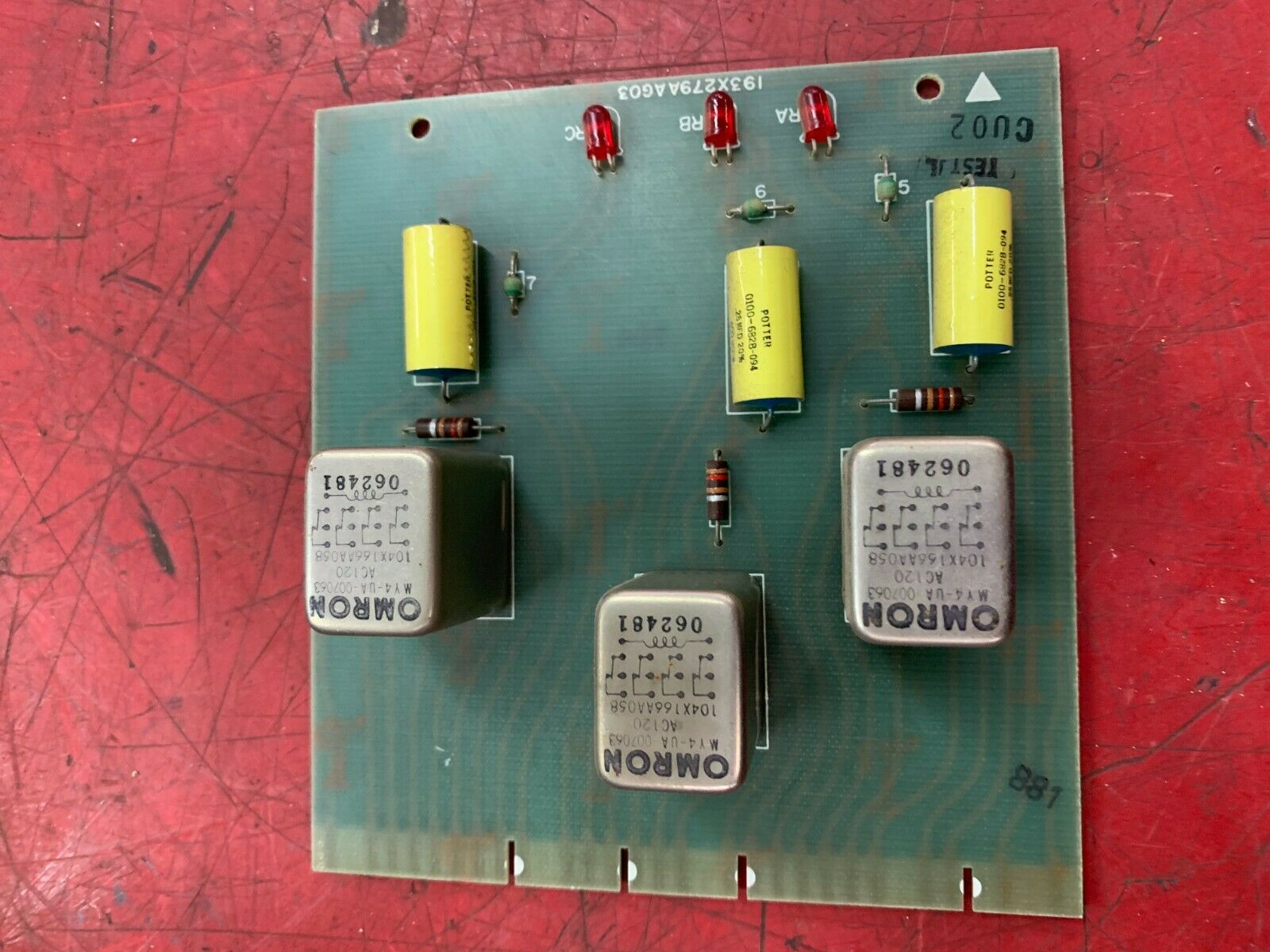 USED GENERAL ELECTRIC CIRCUIT BOARD 36A353695AA-A