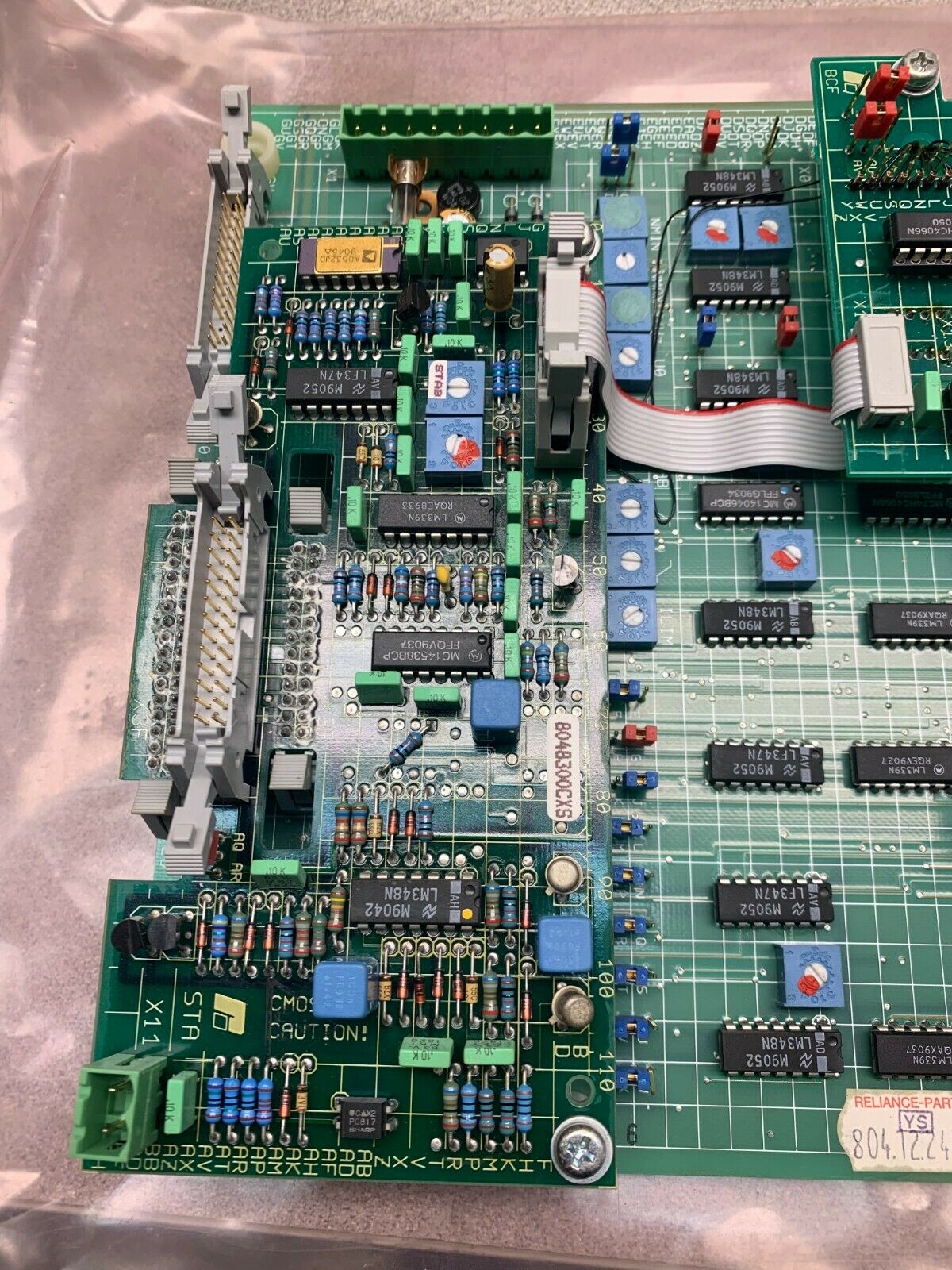 NEW RELIANCE ELECTRIC 8041224BXS CIRCUIT BOARD 804.12.24BXS WITH 8048300CXS