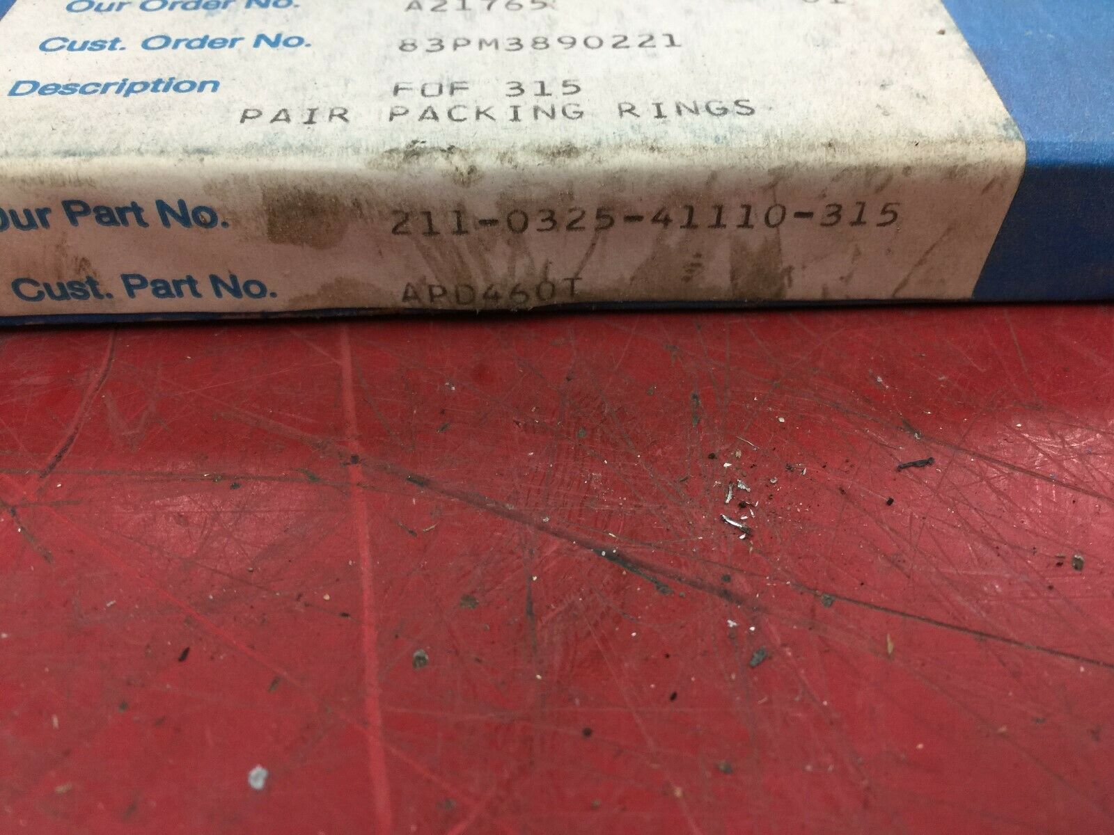 NEW IN BOX COLT INDUSTRIES PAIR PACKING RINGS 211-0325-41110-315