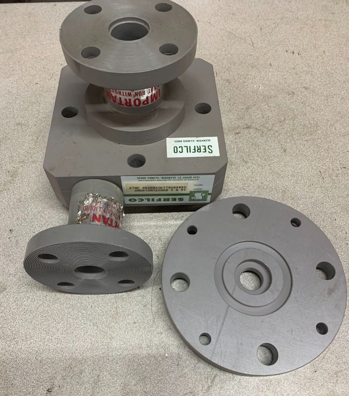 NEW NO BOX SERFILCO 1-1/4 X 1 FCHCV (M2) PUMP 34453091180TH3762