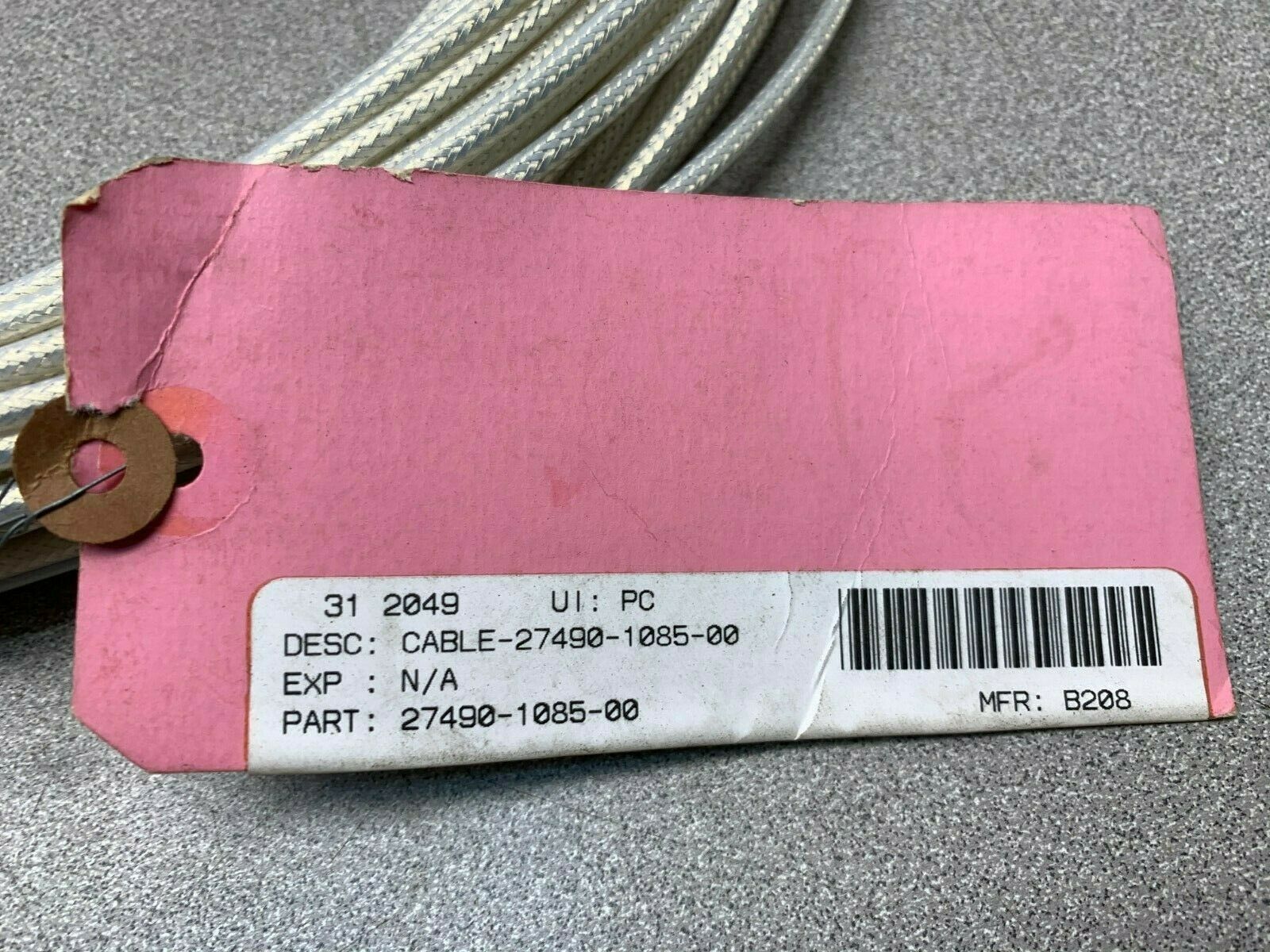 NEW NO BOX BENTLY NEVADA CABLE 27490-1085-00