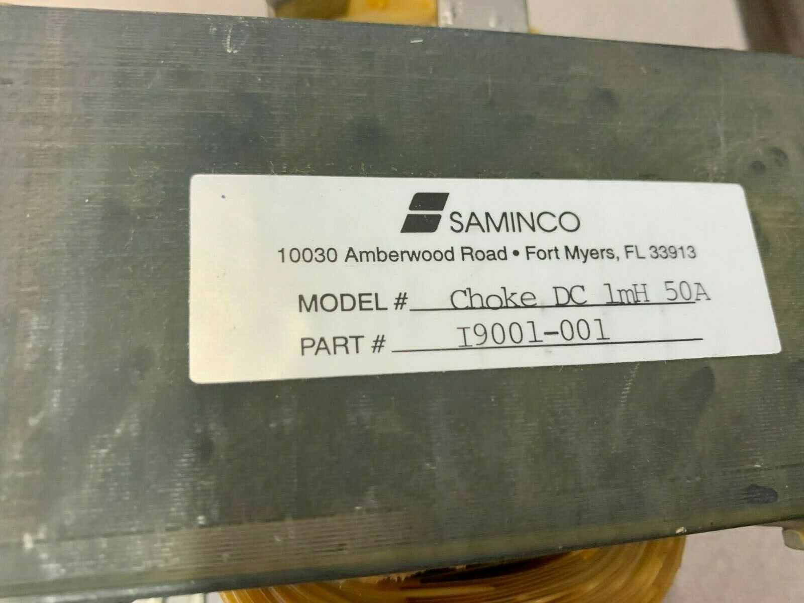 NEW NO BOX SAMINCO TRANSFORMER I9001-001