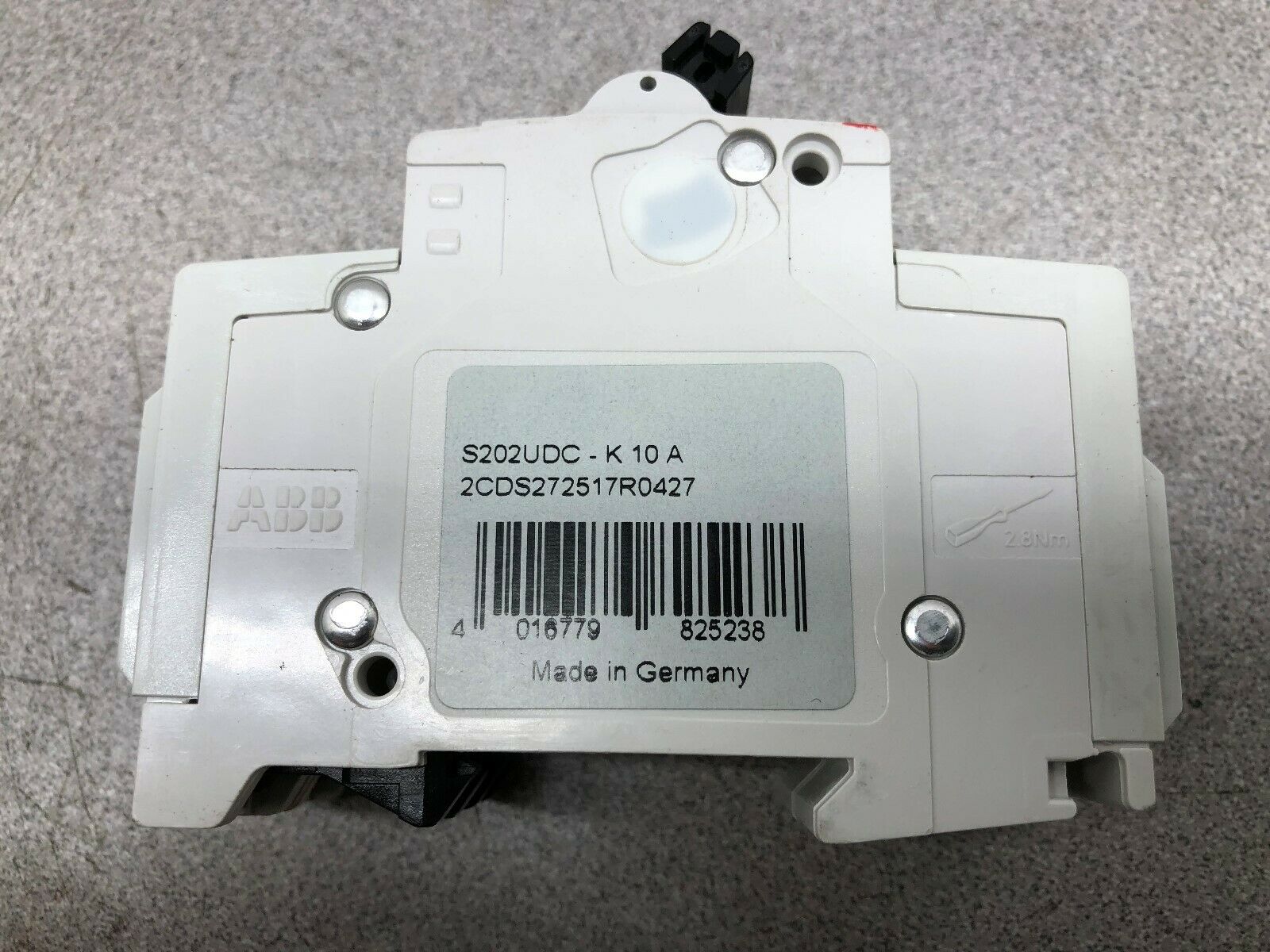 NEW NO BOX ABB 10 AMP 2 POLE 125 VDC BREAKER S202VDC-K10 / 2CDS272517R0427
