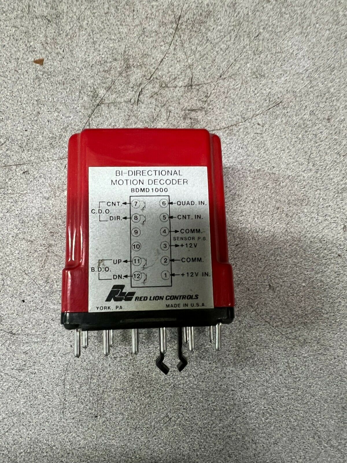 NEW NO BOX RED LION RELAY BDMD1000