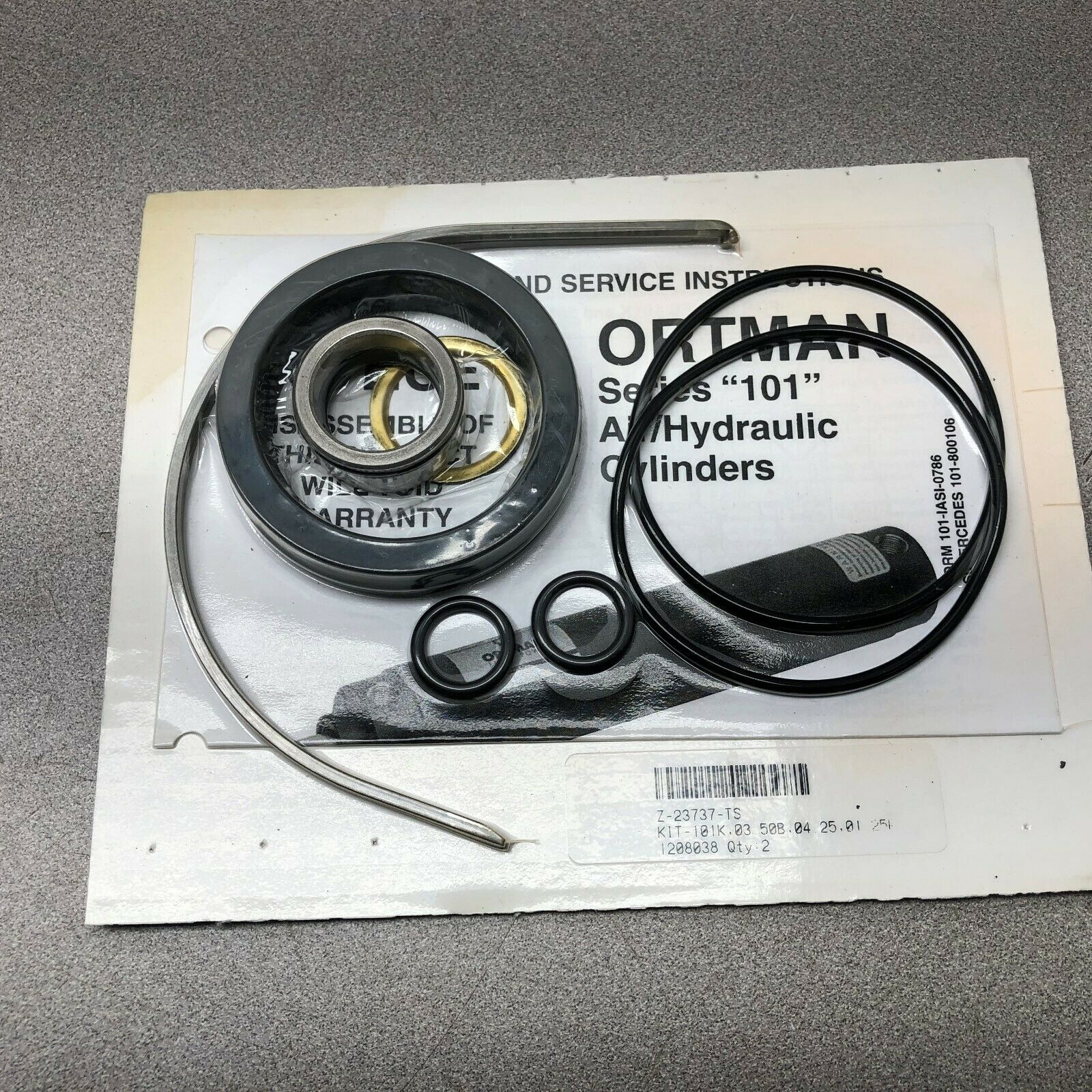 NEW IN ORIGINAL PACKAGE ORTMAN SERIES 101 CYLINDER REBUILD KIT Z-23737-TS